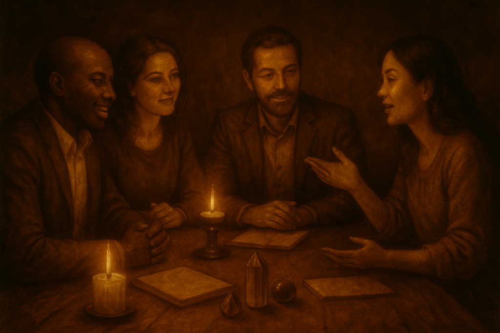 Harmonisches Teammeeting mit diversen Personen - Diplomatie und Vermittlung im Beruf